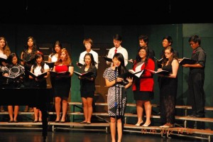 SAMANTHA KAU performs at the Fall Choir Concert alongside DBHS Chambers.