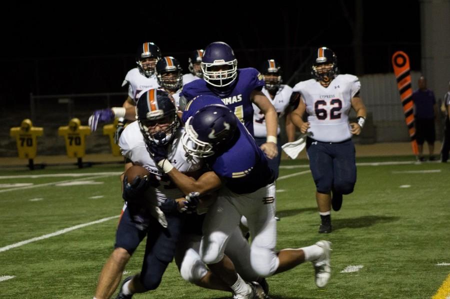 Brahmas rebound from loss, win 27-13 against Cypress