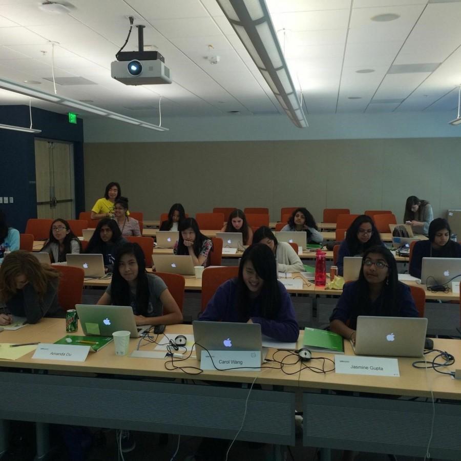 Girls Who Code offers female students a chance to learn about the STEM field.
