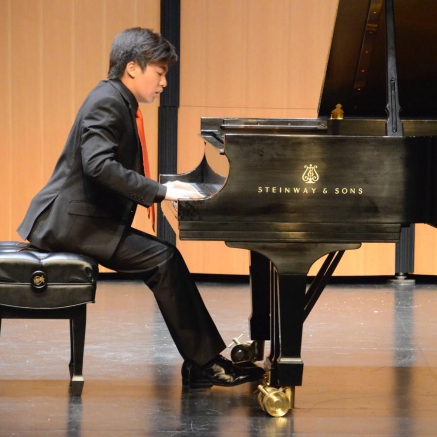 Eden Chen performs one of his long practiced songs at a recent competition.