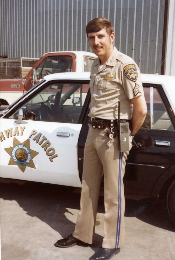 DBHS Administration of Justice teacher Jim Salyer served in the Vietnam War and afterwards as a California Highway Patrol officer, starting from 1971.