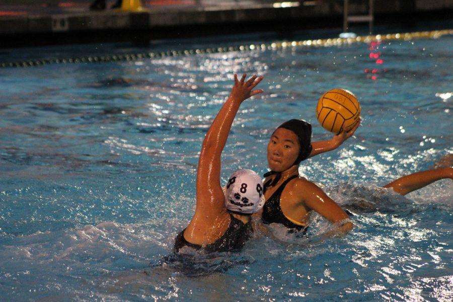 Junior Ashley Yoo attempts to score in a match against Claremont. 