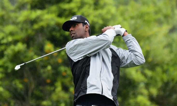 Alumnus Sahith Theegala competed with Phil Mickelson at the Genesis Open. 