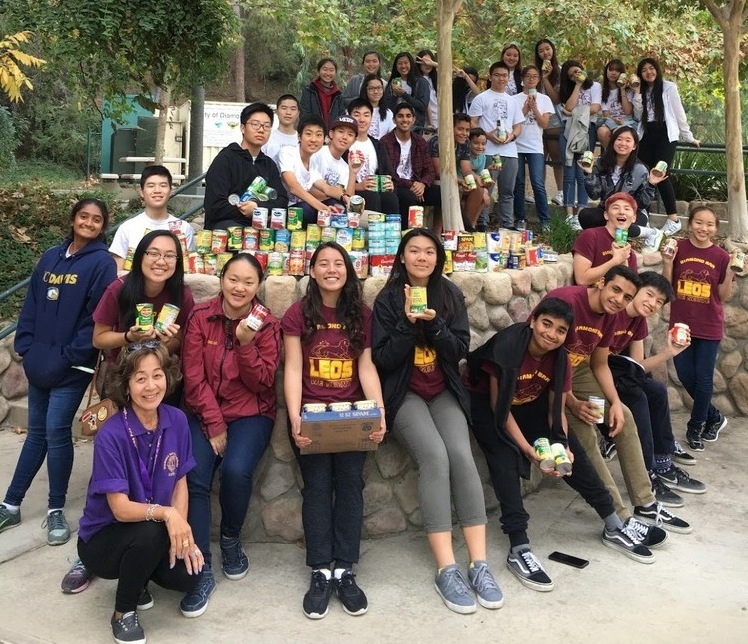 Leo Club (left) and Key Club have members and attends events across Southern California.