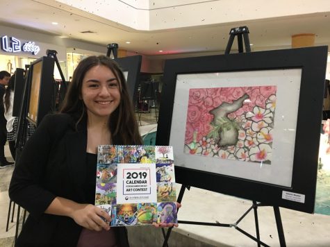 Junior Valerie Wester won $50 in the 2018 Korean American Day Art Contest. 