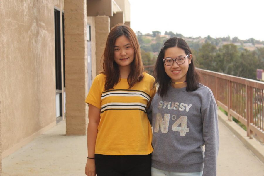 Rachel Ahn, left, Rachel Wang, center, and Katherine Tran are among a handful of students who received scholarships to help them pursue their passions.