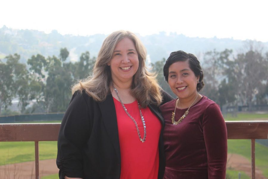 Carrie Yee, left, and Rhoda Dizon assumed the roles of recently retired Brahmas.