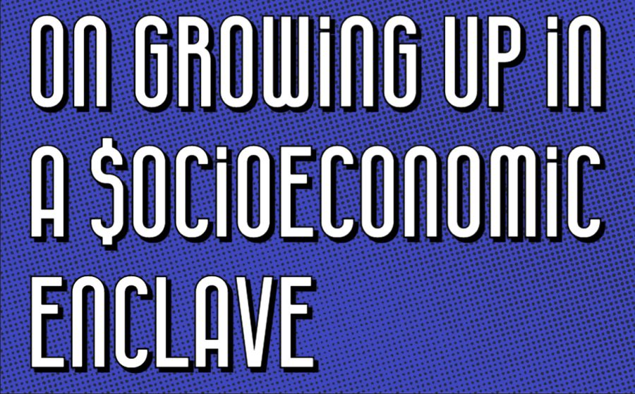 On growing up in a socioeconomic enclave