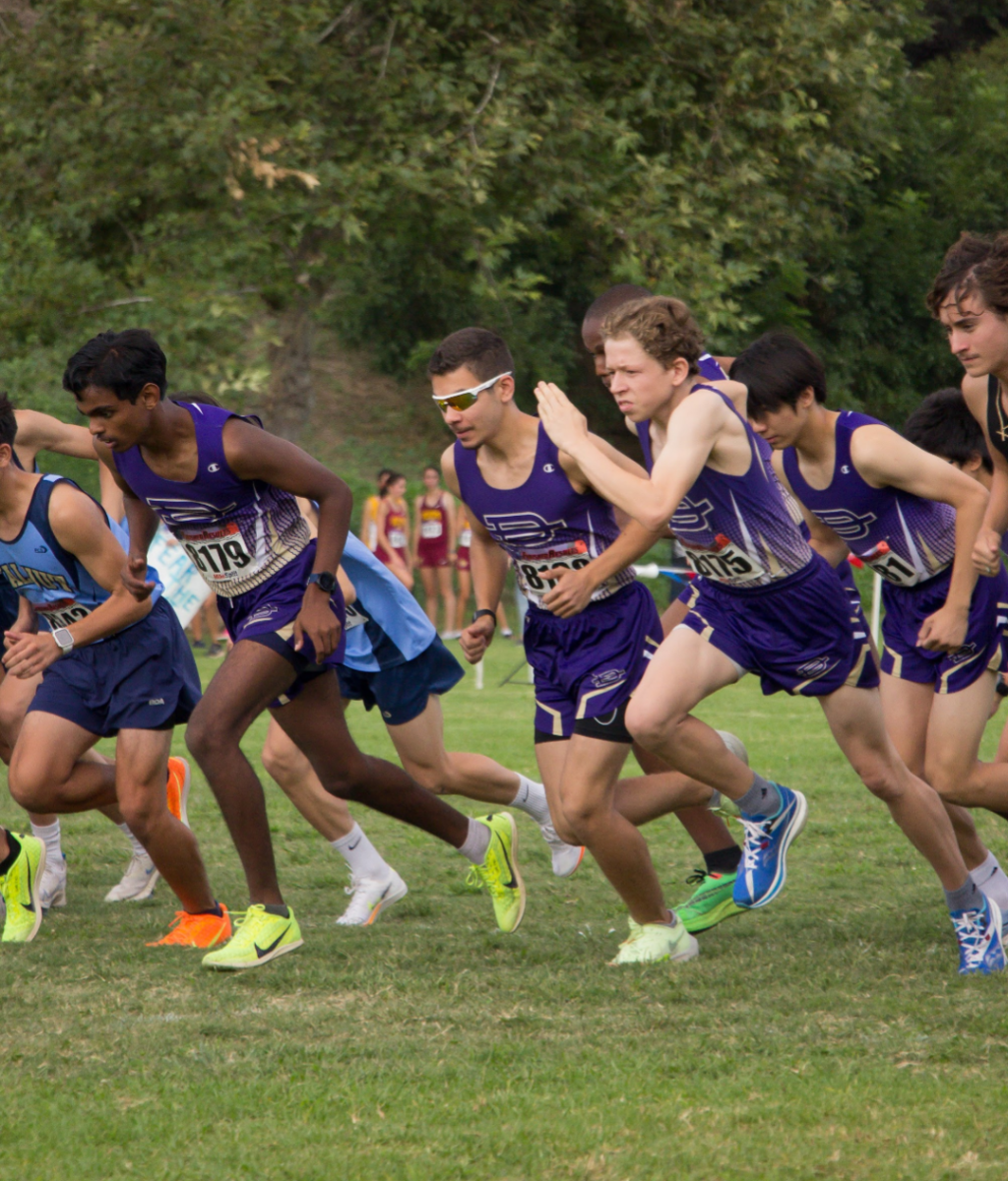 Cross country races to victory and collects personal records
